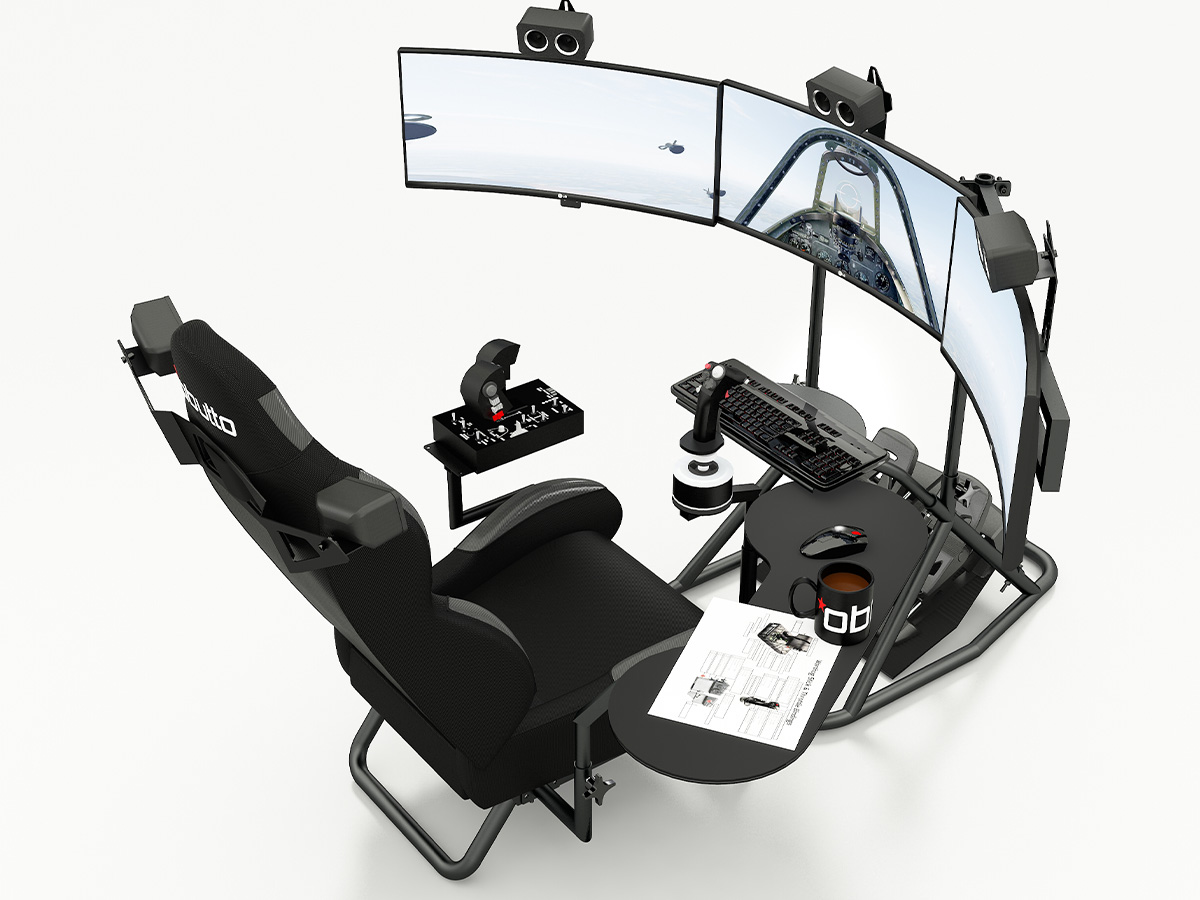 a flight simulator by Obutto